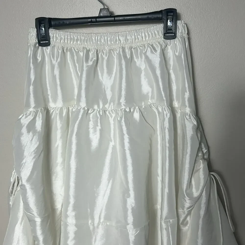 NEW Free People Emery Drop-Waist Midi Skirt